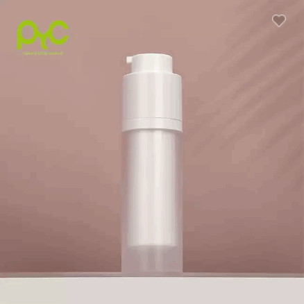 Hot Sale White Rotating Airless Bottle Refillable Cylinder Round Small Spray Bottle / 4