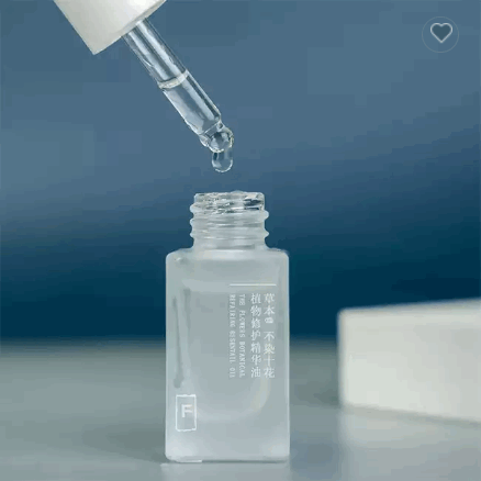 Wholesale Price 10ml 15ml Transparent Square Cosmetics Glass Bottle With Dropper / 2