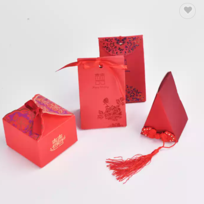 Hot Selling Chinese Style Candy Favor Box Creative Small Cute Wedding Candy Box / 2