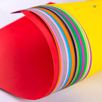 high quality printing printed coloured paper A3 A4 construction color paper & paperboard / 3