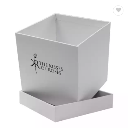 China Custom Luxury Opening rigid Flower Packaging Square Box Box for Fresh Rose Valentines / 1