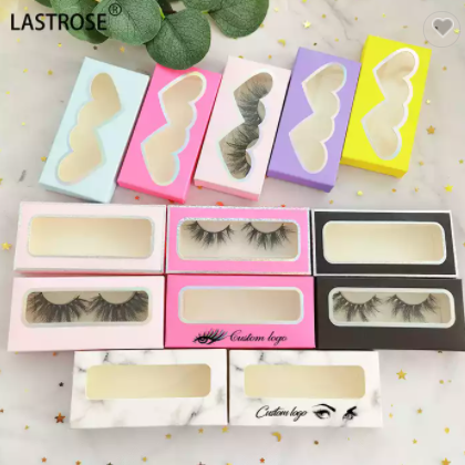 custom lashes private label mink eyelashes eyelash lashes 25mm fluffy mink eyelash lashbox packaging / 3