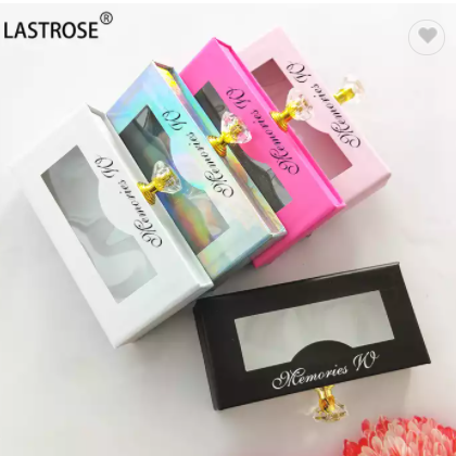 Luxury eyelashes box packaging empty lash boxes custom logo wholesale mink eyelash case packaging / 1