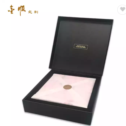 Rose Box Preserved Flower Gold Black Soft Pantone Gift Custom Logo / 3