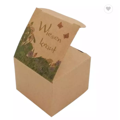 Recycled material custom cardboard box styles tuck top kraft paper box for gift packaging / 3