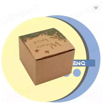 Recycled material custom cardboard box styles tuck top kraft paper box for gift packaging / 2