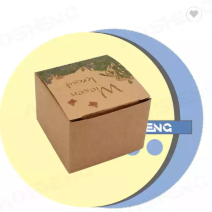 Factory Supply Foldable Kraft Paper Box Gift Packaging Box With Custom Logo / 3