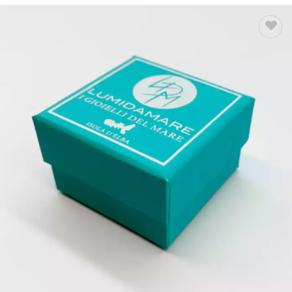 Customized small mint green paper packaging cosmetic box paper box for gift earring lip stick packag / 2