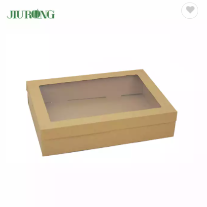 Custom Biodegradable 12 x 12 x 6 Donuts Macaroon Paper Packaging Biscuit Sweet Cake Box / 3