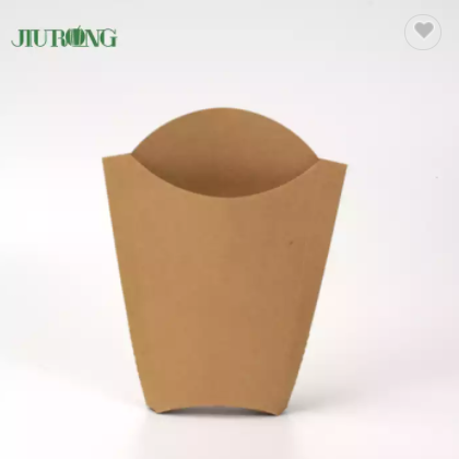 Wholesale Biodegradable Disposable Printed Custom Kraft paper Cup for French Fries / 2