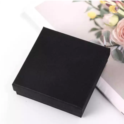 Cardboard Bracelet Gift Box Black Necklace Box Kraft Jewellery Box for Women Presents Wedding / 2