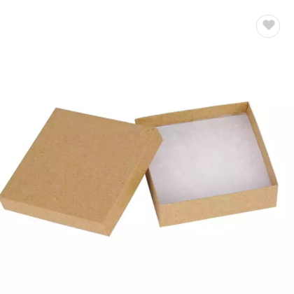 Cheap Solid Color FSC Environmentally Friendly Cardboard Kraft Paper Packaging Gift Box / 1