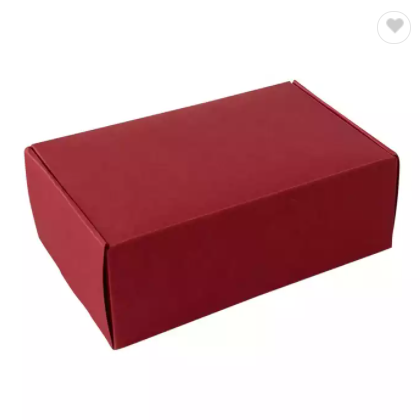 China Wholesale High Quality Custom Printed Special Paper Packaging Red Cosmetic Mailer Boxes with L / 2