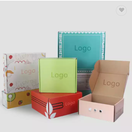 wholesale friendly packaging shipping boxes custom logo mailing packing box packaging corrugated box / 3