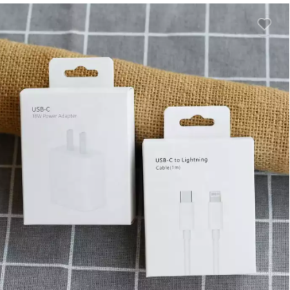 Custom Hanging Charger Data Cable Headset Paper Packaging Box Window Carton Phone Accessories Paper  / 3