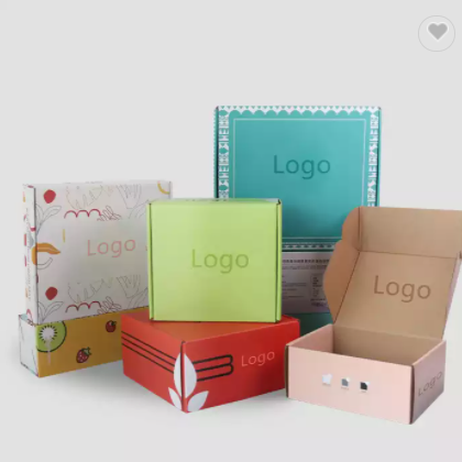 Custom Logo Rectangle Cardboard Printed Mailing Box Shipping Paper Mailer Packaging Corrugated Box / 3