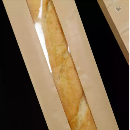 Eco-friendly Biodegradable Brown White Kraft Paper Food Packaging Bakery Baking Baguette Paper Bread / 1