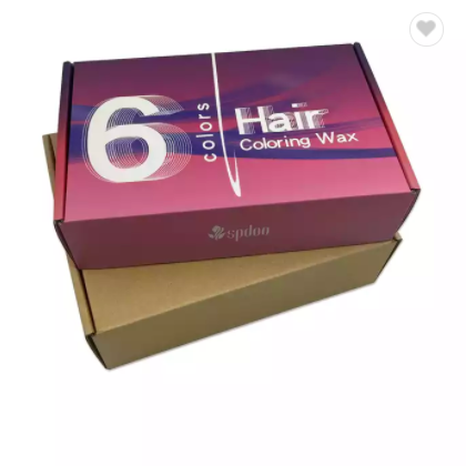 luxury wig package shipping mailing box custom hair extensions package / 1