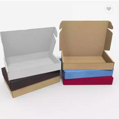 cheap shipping boxes mini mailing kraft paper packing oem shipping boxes 6x4x3 white carton Brown kr / 3