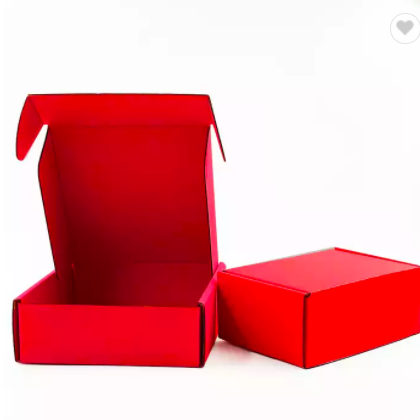 custom logo cosmetic mailer box plant hat mailer boxes corrugated large red shipping box / 2