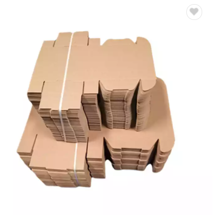 Custom Package Brown Kraft Literature Mailing Boxes 12 x 12 x 2 Inches Shipping Mailing Carton Box / 2