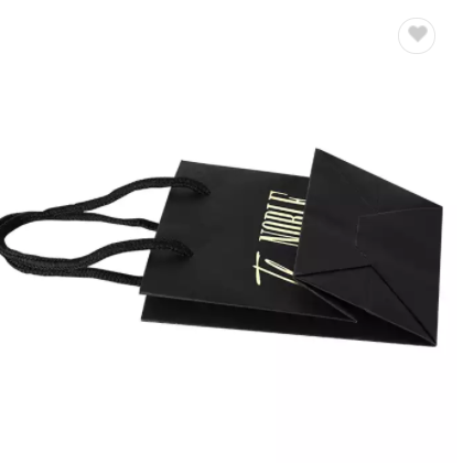 Luxury shopping paper gift bag manufacturer shopping paper bag with handles logo gift bag packaging / 3