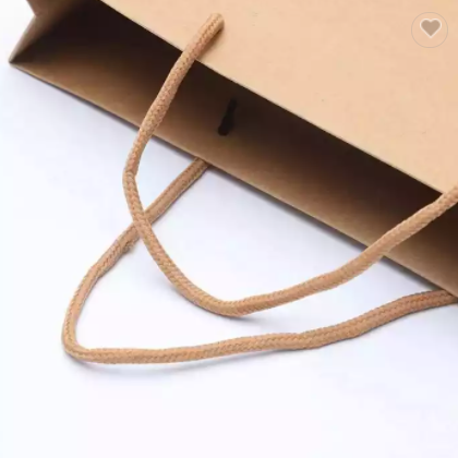 Wholesale Customised Printed Brown Kraft Paper Bag with Handle / 3