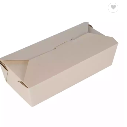 Custom Disposable Container Take Out Food Paper Containers Kraft Brown Paper Take Out Boxes / 3