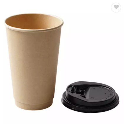 Wholesale price double wall takeaway disposable holder tea espresso coffee corrugated kraft paper cu / 3