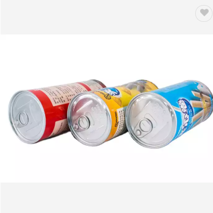 Metal Lid Seal Paper Tubes Chips And Snacks Eco Friendly Paper Packages / 2