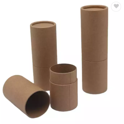 Kraft White Black Paper Tubes Food Grade Cardboard Boxes For Lip Blam Lipsticks Skin Care / 1