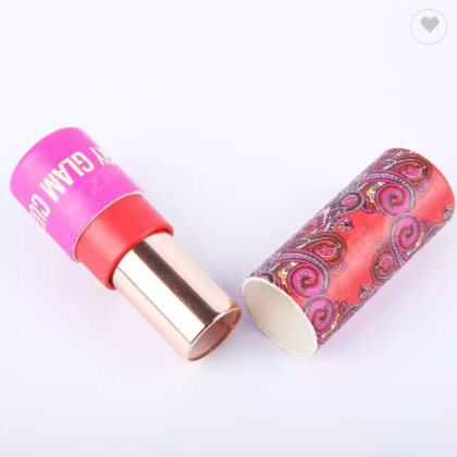 Accept custom printed eco-friendly lipstick push paper round tube / 2