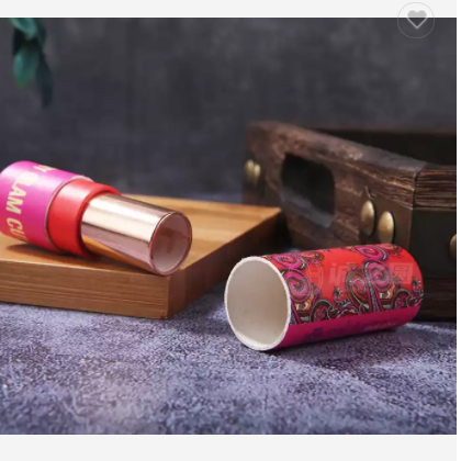 Accept custom printed eco-friendly lipstick push paper round tube / 3