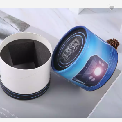 Private Custom Printed Electronic Products Round Box Packaging Paper Tube / 2