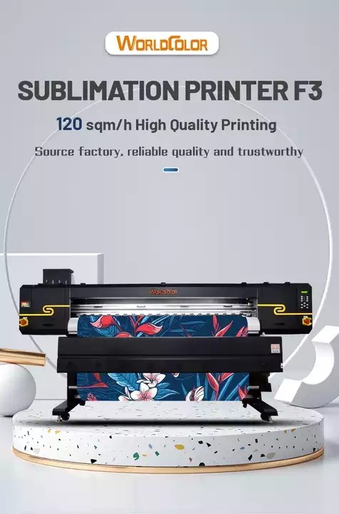 Factory sale large format sublimation printer digital textile printing machine with three Eps i3200  / 2