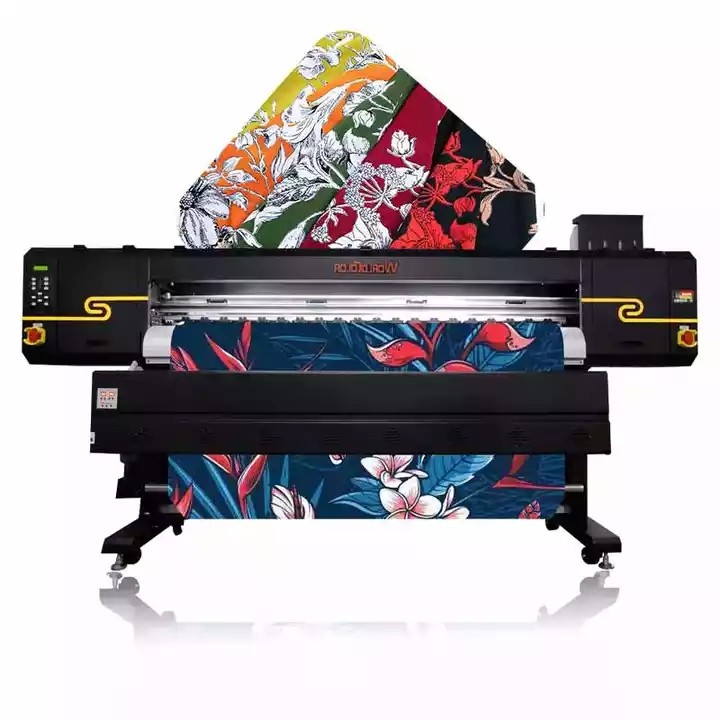 Factory sale large format sublimation printer digital textile printing machine with three Eps i3200  / 3