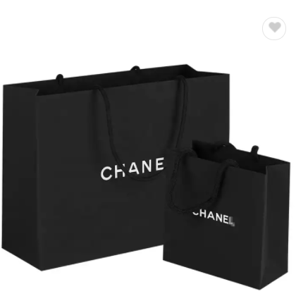 Custom luxury gift paper Kraft Paper boutique shopping paper bags with your own logo / 1