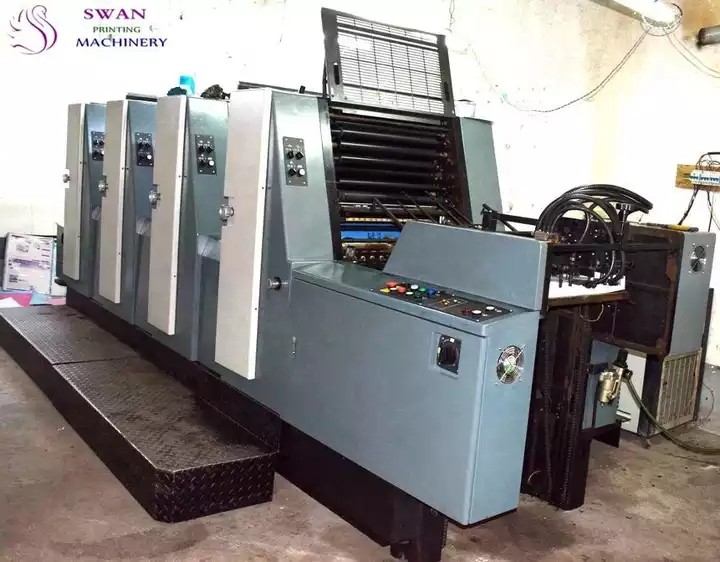 used condition 4 color offset printing machine heidelberg gto 52 for sale / 3