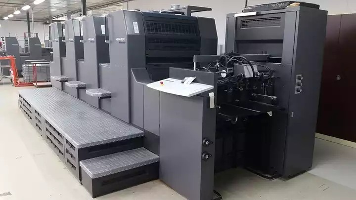 USED Second hand Heidelberg SM PM74 four colour Offset printer printing machine / 2