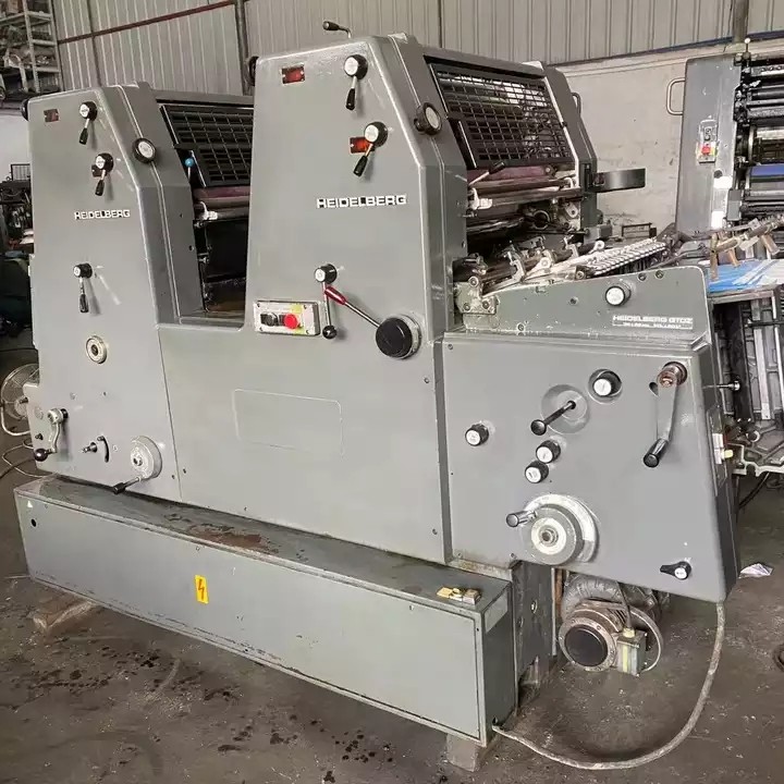 USED offset printing machine two Colour GTO52 2 two color offset printer made in Germany / 3