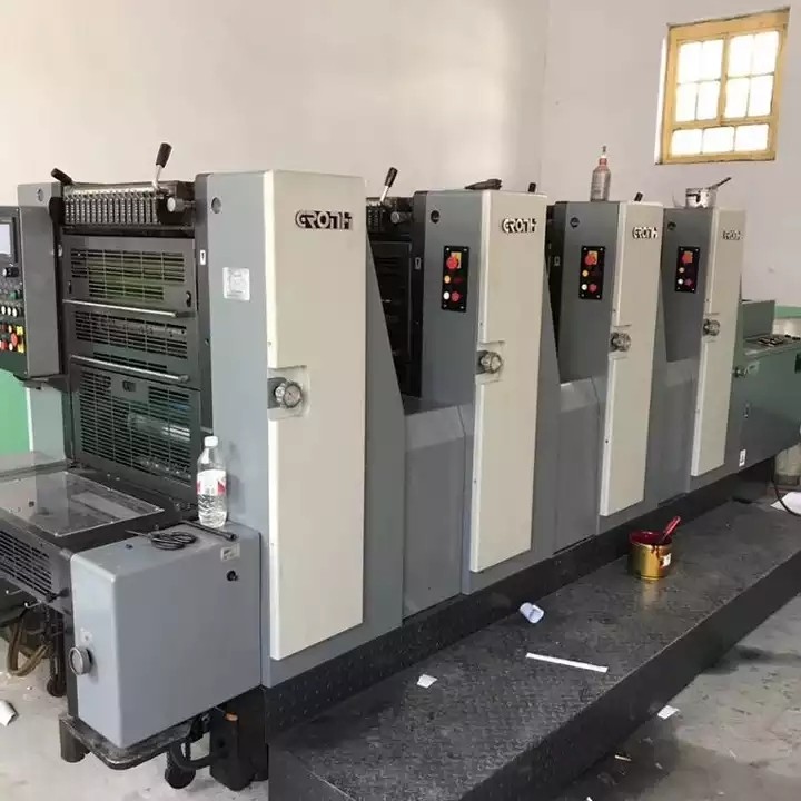 cardboard used 4 color offset printing machine / 3