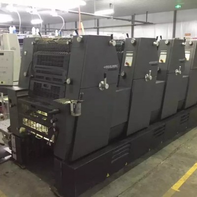 used gto sm 52 4 colors offset printer