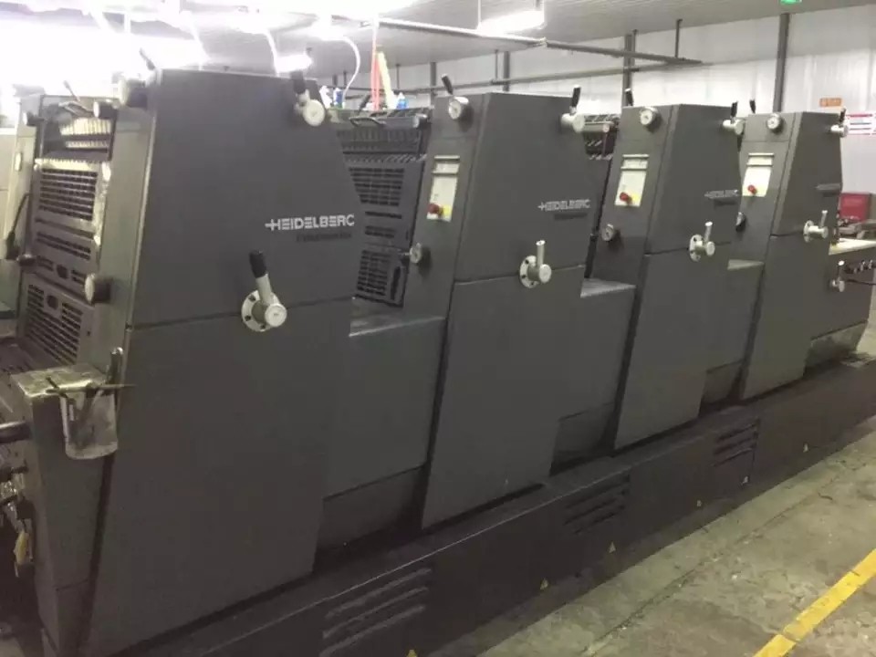 used gto sm 52 4 colors offset printer / 2