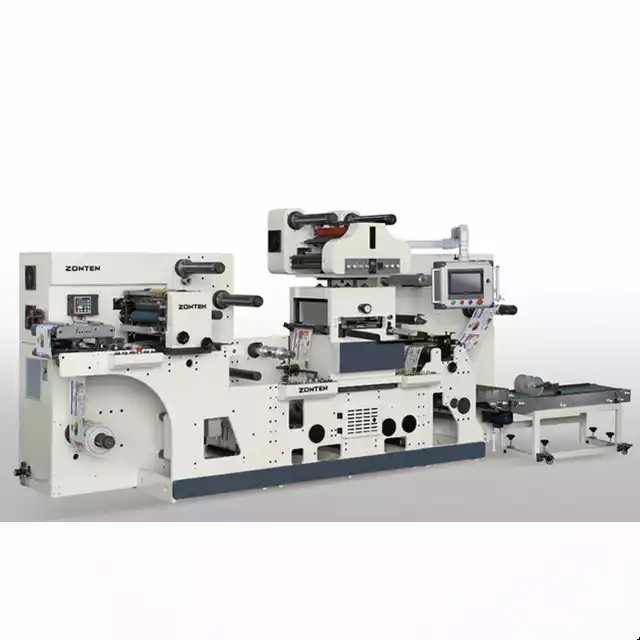 Dragon high speed label hot foil stamping flat bed die cutting converting machine with cold foil / 2