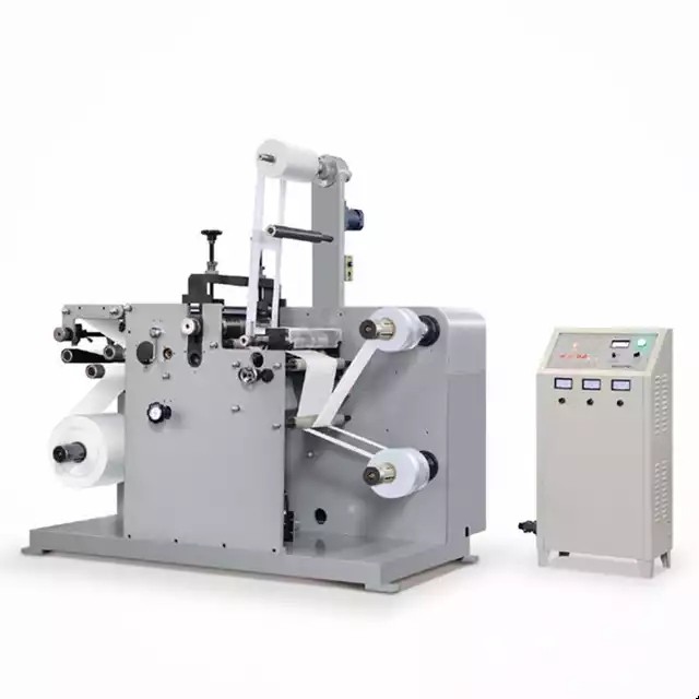 Price Blank Label Barcode Label Slitting Machine With Rotary Die Cutting / 1