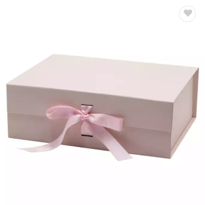 Cream gift box carbord box gift,big magnetic gift box package box blue with ribbon,folding boxes gif / 2