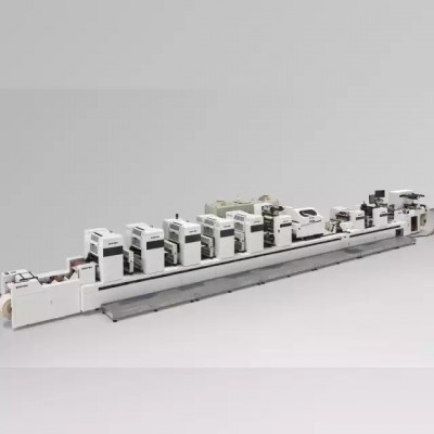 Factory hot sale ZTJ-330 Intermittent 4 color offset printing machine for label roll to roll