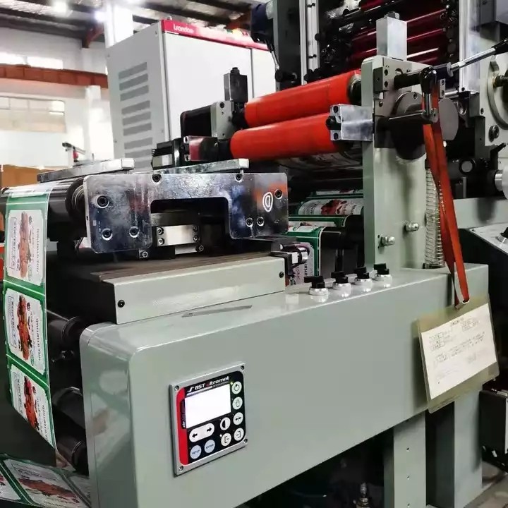 Super-320 high speed 5 color paper label sticker intermittent flexo letterpress printing machine / 3