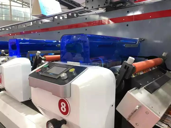 ZTR Hot Sale Unit Type Flexographic Printing Machine for Roll to Roll Label / 3