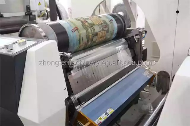 ZTR Hot Sale Unit Type Flexographic Printing Machine for Roll to Roll Label / 2